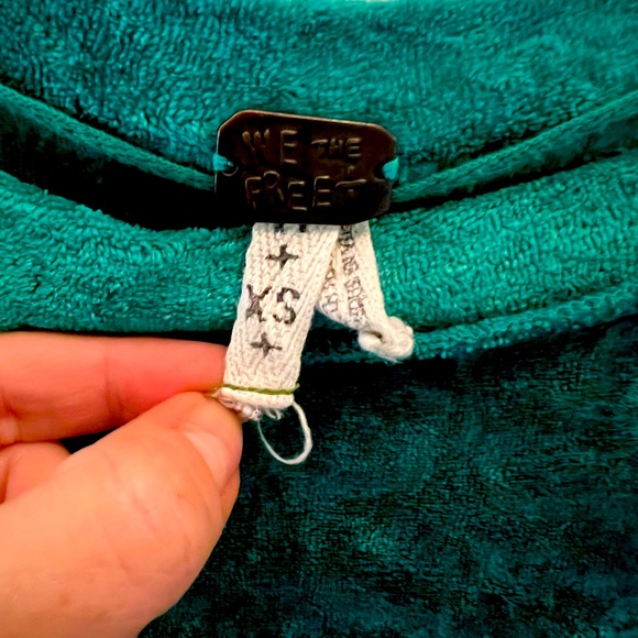 We The Free by Free People Milan Layering Top in Sea Green size XS - Picture 5 of 7